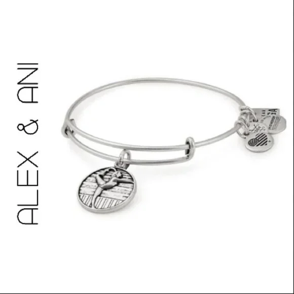𝅺Alex and Ani GYMNASTICS Expandable Bangle Bracelet - Picture 5 of 5